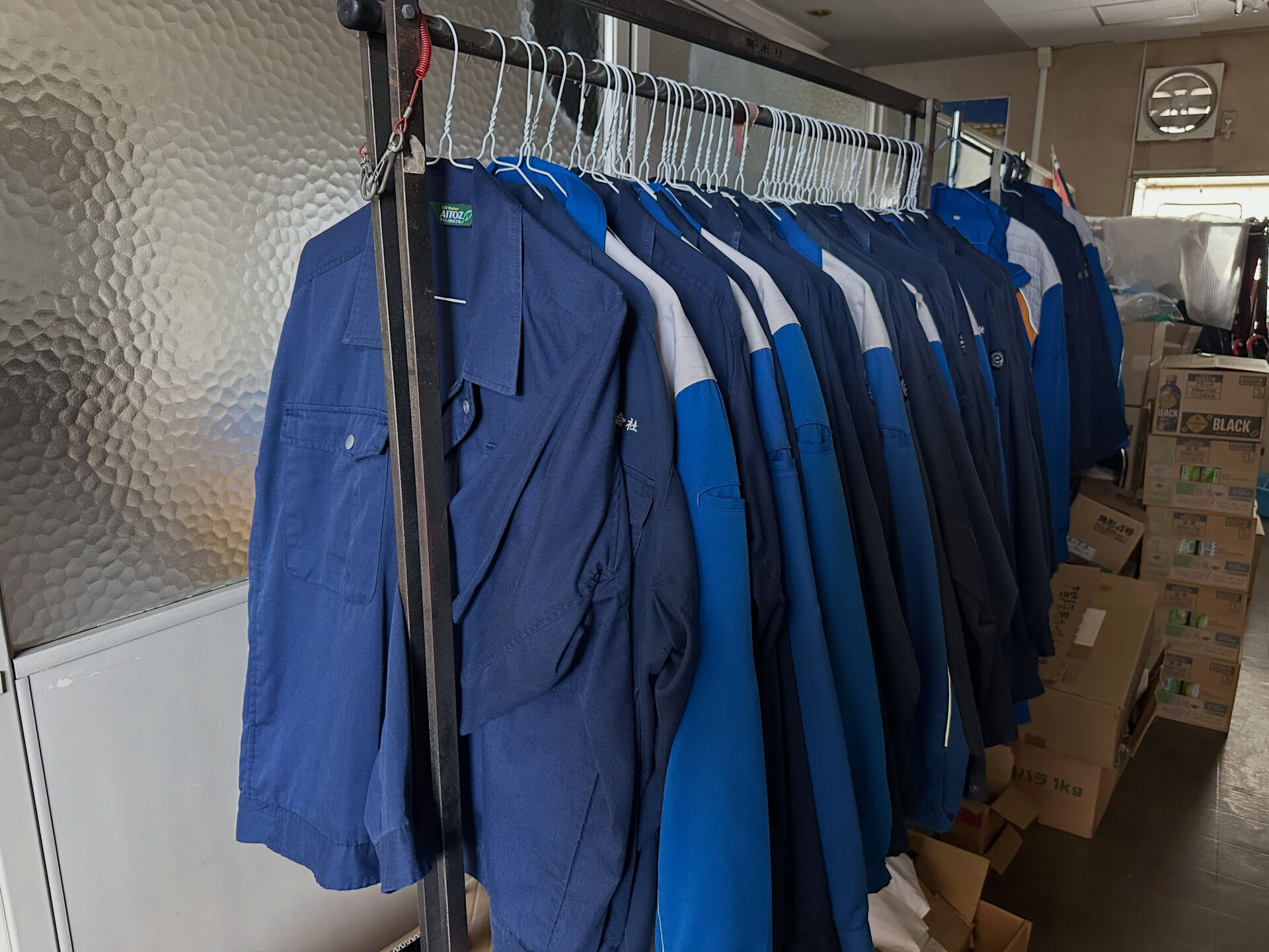 作業服の洗濯も私たちにお任せ✨毎日の集荷で、多くの企業様にご