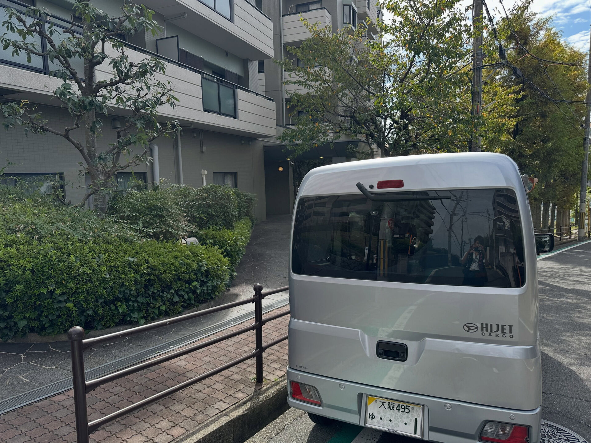 予報に反して今日は晴れ🌞配達日和です！今日は藤阪や長尾駅周辺